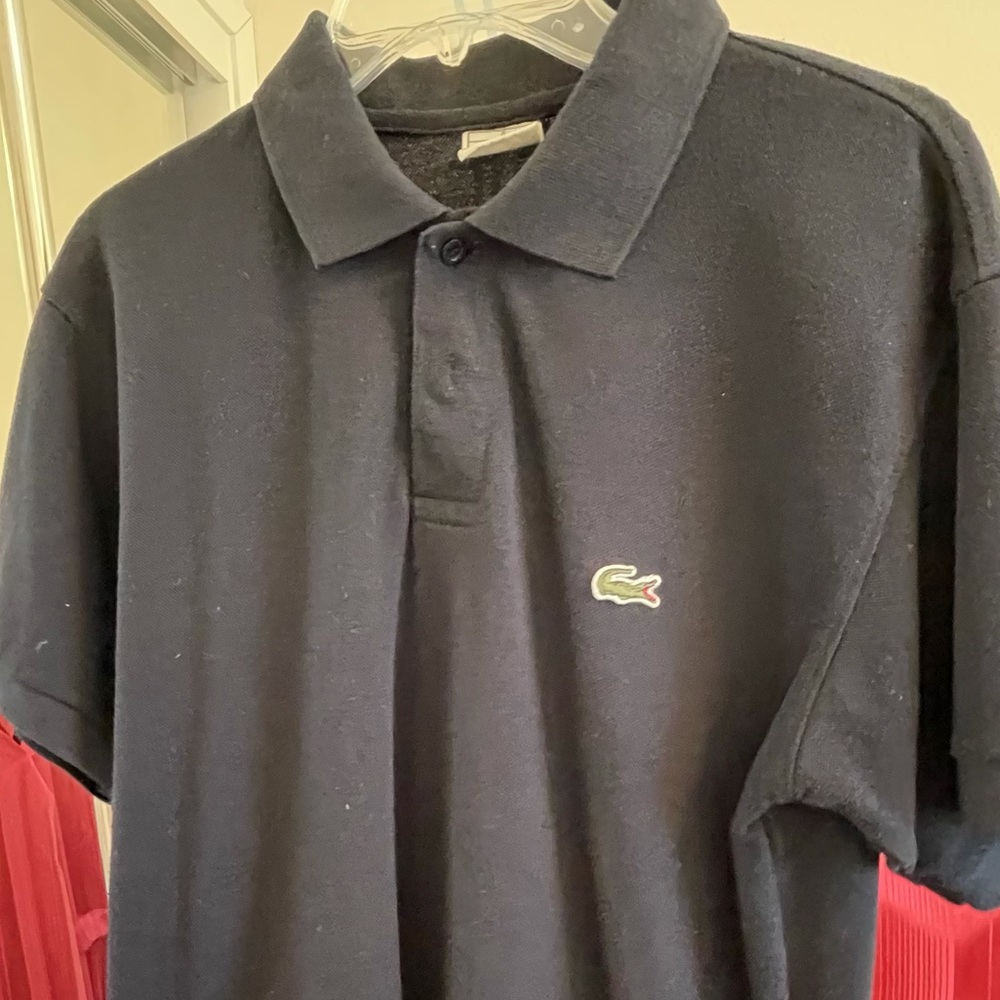 Navy men’s Lacoste polo